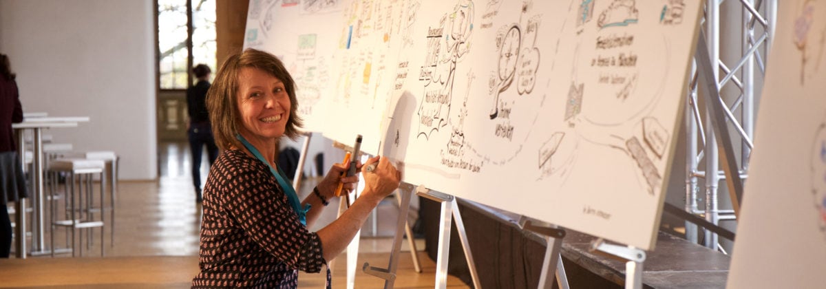 Als wir Zeichner noch live vor Ort „sichtbar“ waren…