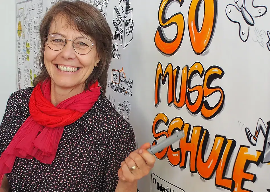 Graphic Recording „So muss Schule!“ – zwei volle Fachtage ins Bild gesetzt